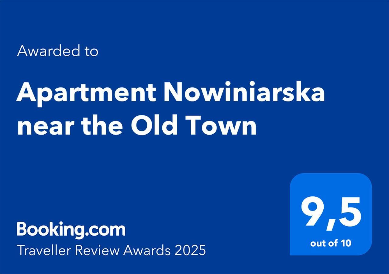 Apartment Nowiniarska Near The Old Town Warsaw Exterior photo